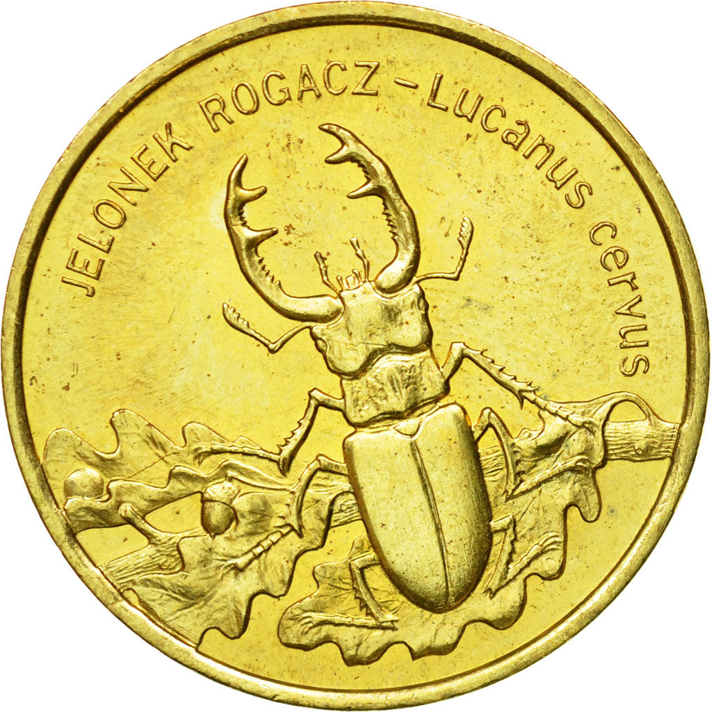 Coin, Poland, 2 Zlote, 1997, Warsaw, MS(64), Brass, KM:329