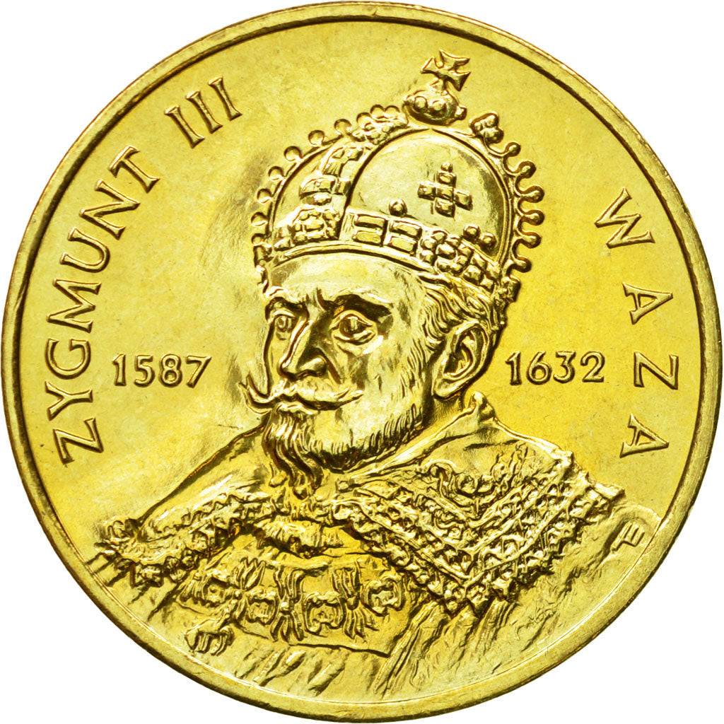 Coin, Poland, 2 Zlote, 1998, Warsaw, MS(64), Brass, KM:336