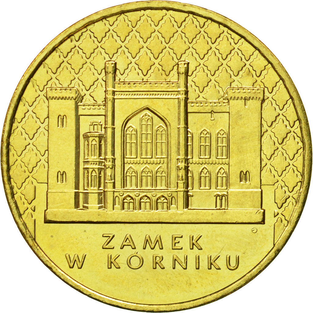 Coin, Poland, 2 Zlote, 1998, Warsaw, MS(64), Brass, KM:347