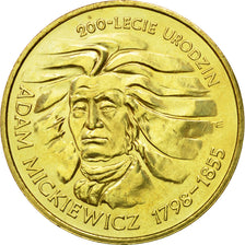 Coin, Poland, 2 Zlote, 1998, Warsaw, MS(64), Brass, KM:352