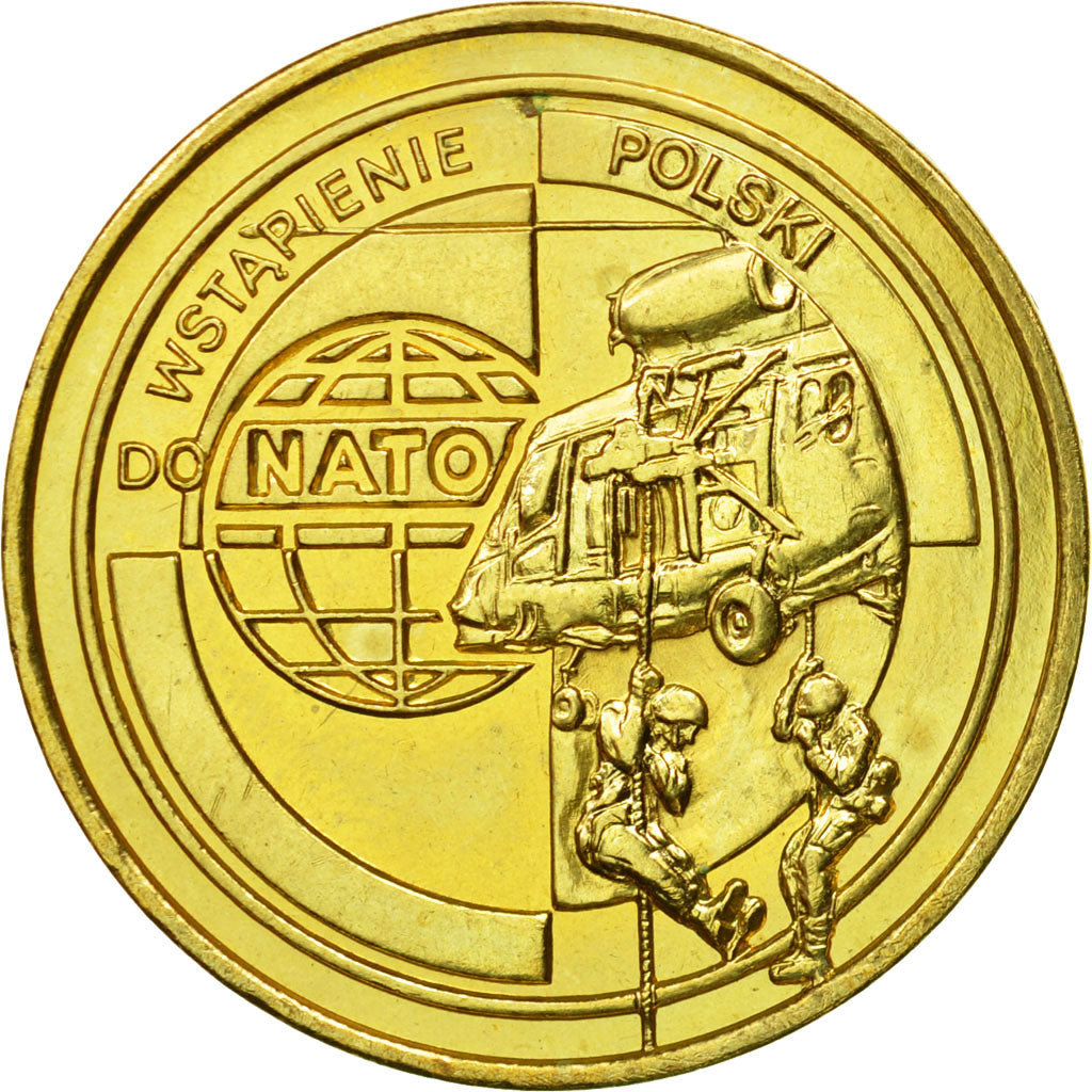 Coin, Poland, 2 Zlote, 1999, Warsaw, MS(64), Brass, KM:357