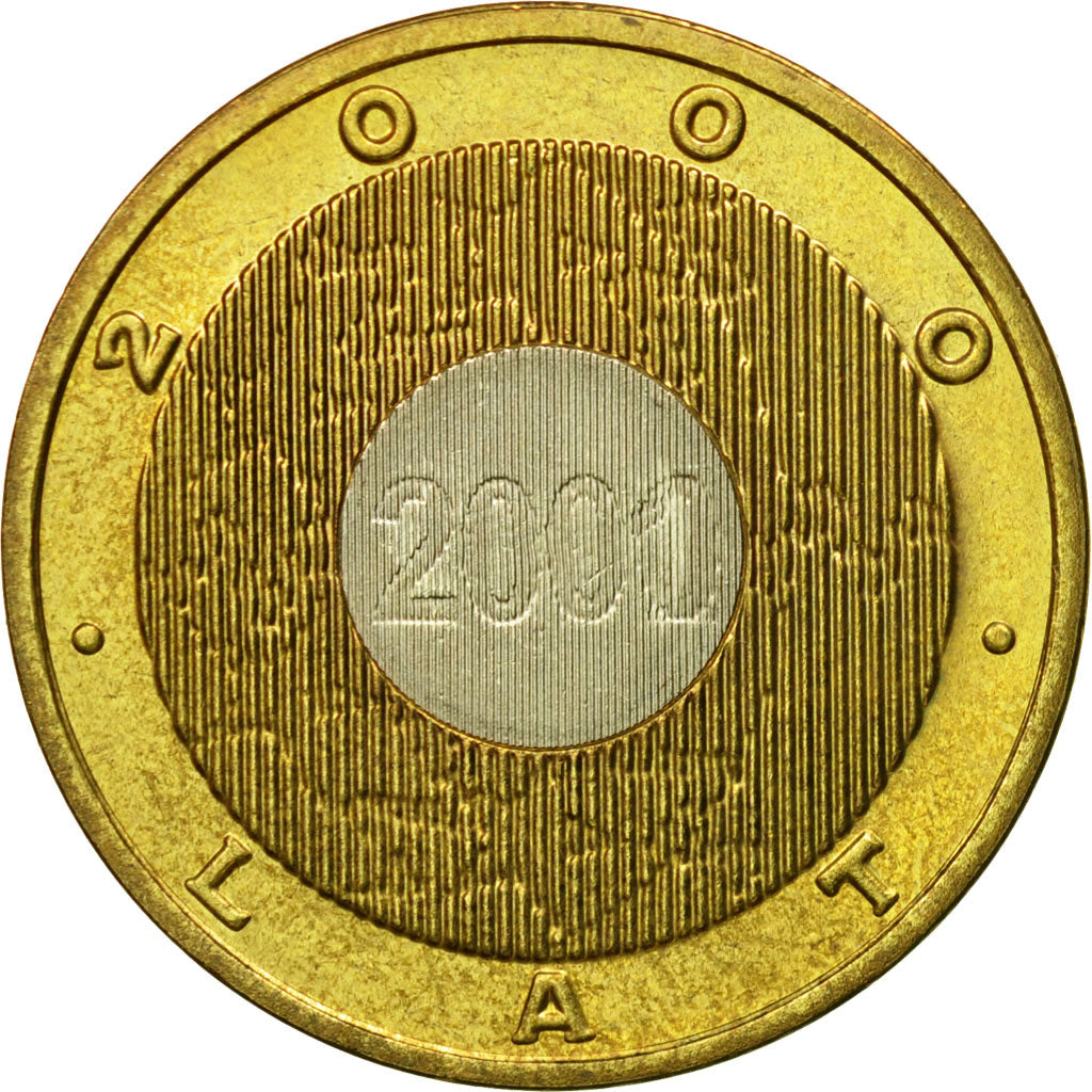 Coin, Poland, 2 Zlote, 2000, Warsaw, MS(63), Bi-Metallic, KM:374