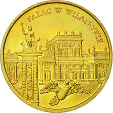 Coin, Poland, 2 Zlote, 2000, Warsaw, MS(64), Brass, KM:390