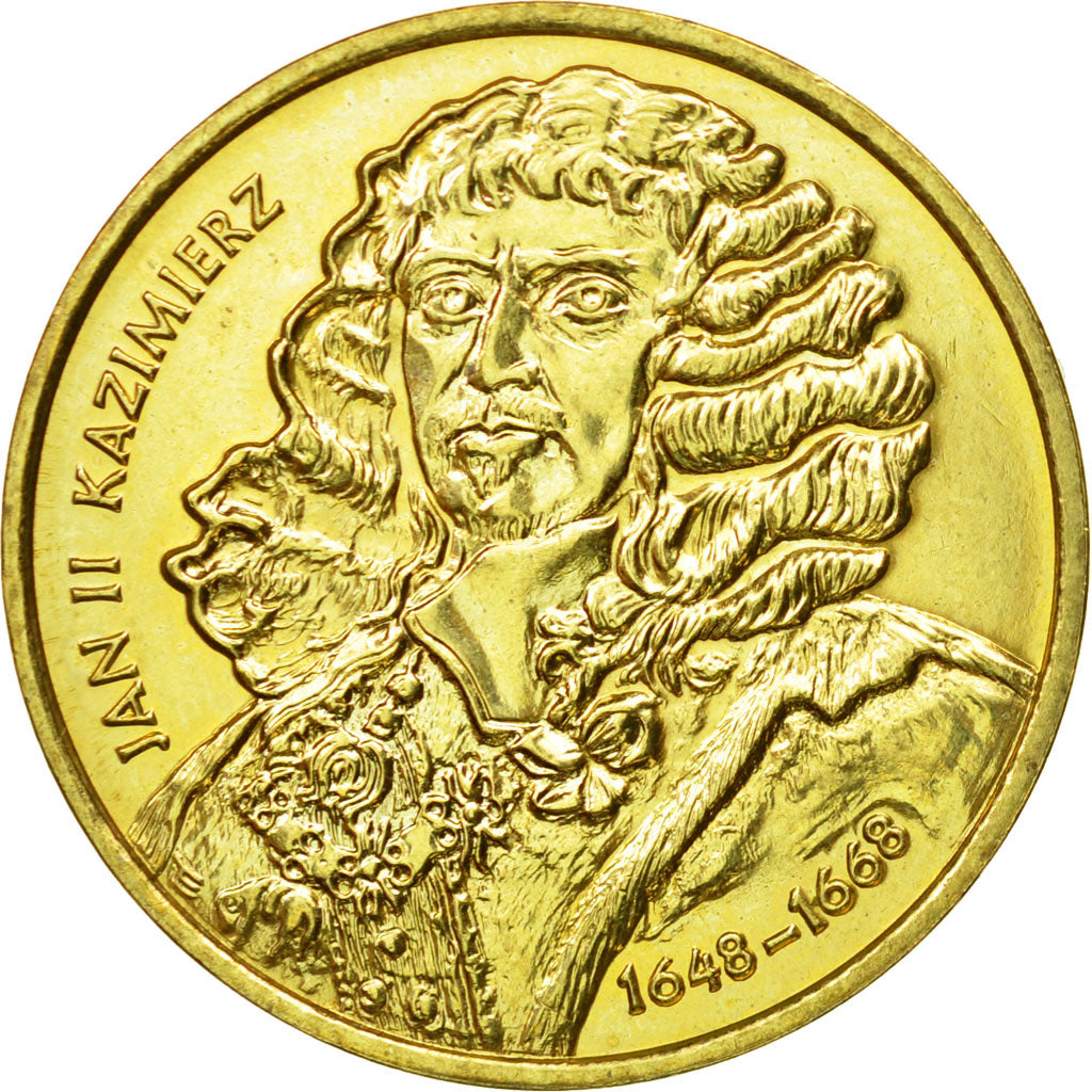 Coin, Poland, 2 Zlote, 2000, Warsaw, MS(64), Brass, KM:398