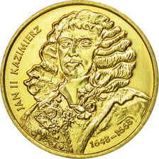 Coin, Poland, 2 Zlote, 2000, Warsaw, MS(64), Brass, KM:398