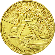 Coin, Poland, 2 Zlote, 2001, Warsaw, MS(64), Brass, KM:412