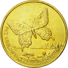 Coin, Poland, 2 Zlote, 2001, Warsaw, MS(64), Brass, KM:414