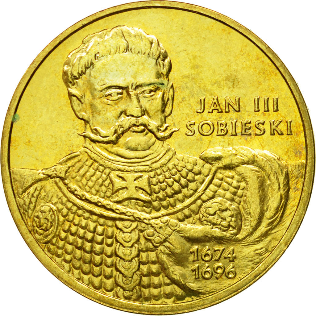 Coin, Poland, 2 Zlote, 2001, Warsaw, MS(64), Brass, KM:423