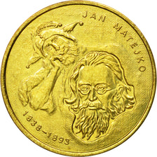 Coin, Poland, 2 Zlote, 2002, Warsaw, MS(63), Brass, KM:444