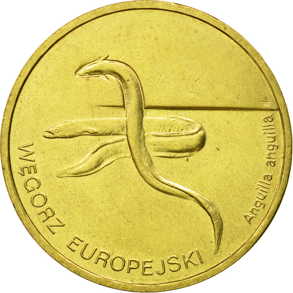 Coin, Poland, 2 Zlote, 2003, Warsaw, MS(63), Brass, KM:445
