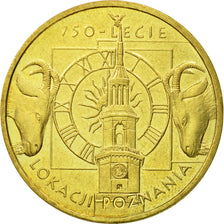 Coin, Poland, 2 Zlote, 2003, Warsaw, MS(64), Brass, KM:447