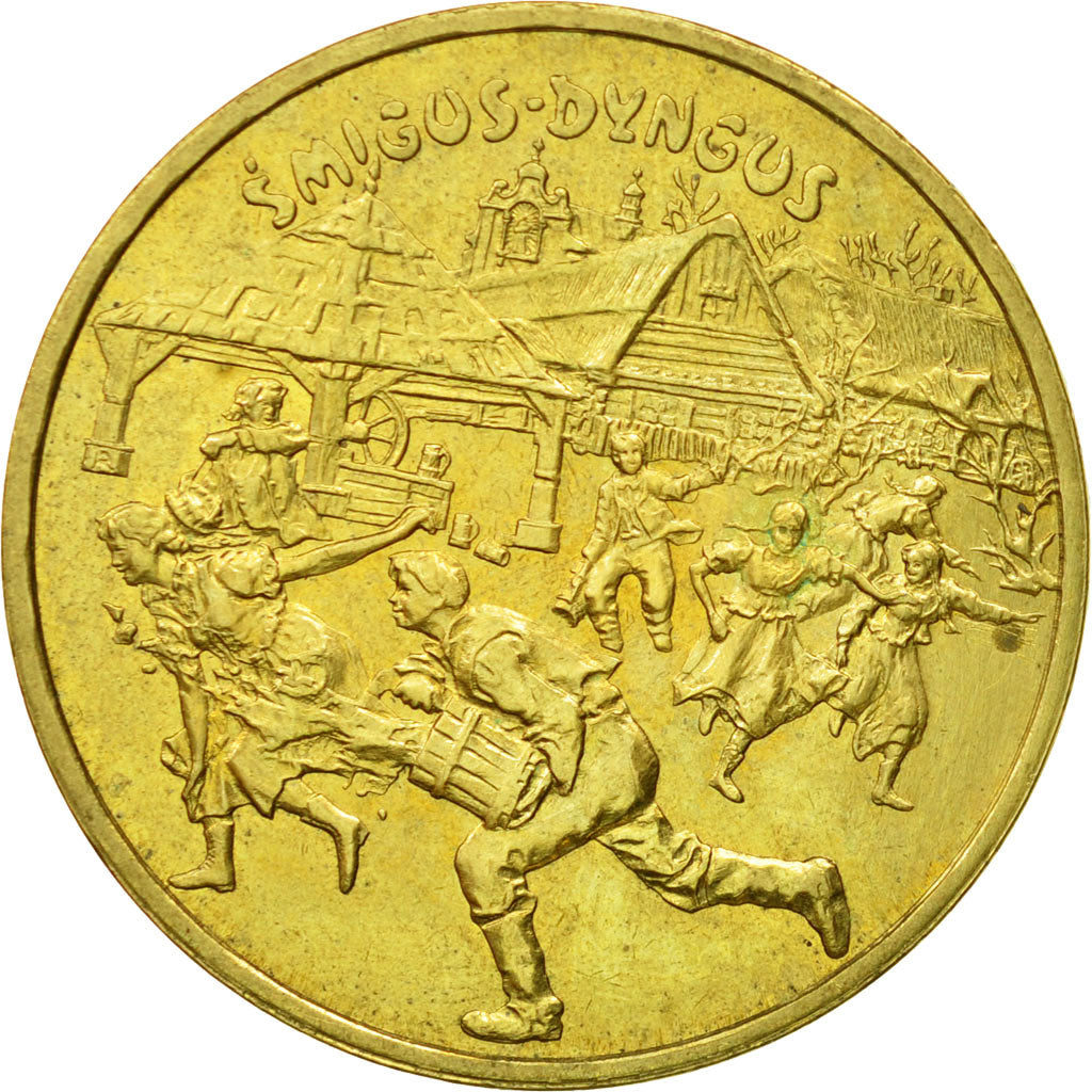Coin, Poland, 2 Zlote, 2003, Warsaw, MS(64), Brass, KM:451