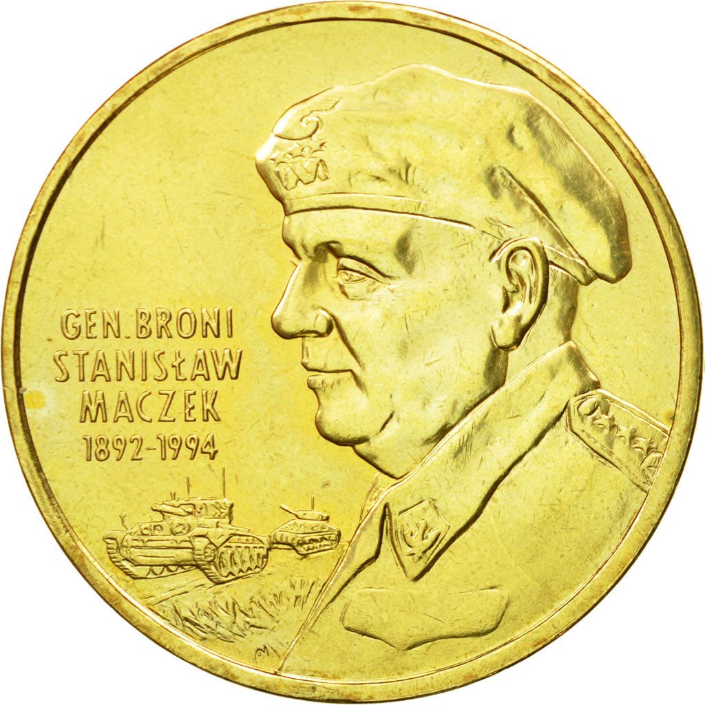Coin, Poland, 2 Zlote, 2003, Warsaw, MS(64), Brass, KM:456