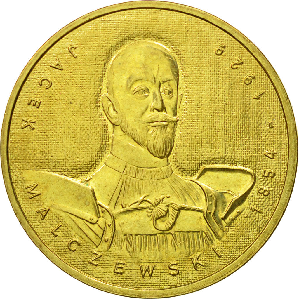 Coin, Poland, 2 Zlote, 2003, Warsaw, MS(64), Brass, KM:477
