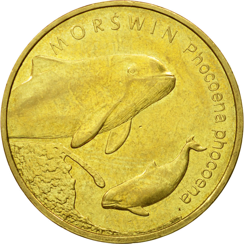 Coin, Poland, 2 Zlote, 2004, Warsaw, MS(64), Brass, KM:464