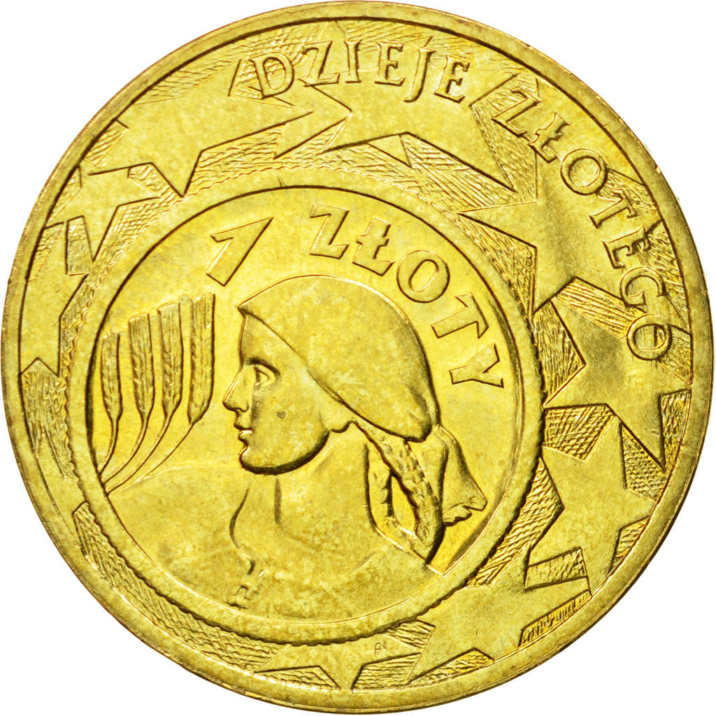 Coin, Poland, 2 Zlote, 2004, Warsaw, MS(64), Brass, KM:479