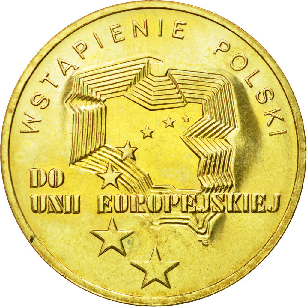 Coin, Poland, 2 Zlote, 2004, Warsaw, MS(64), Brass, KM:481