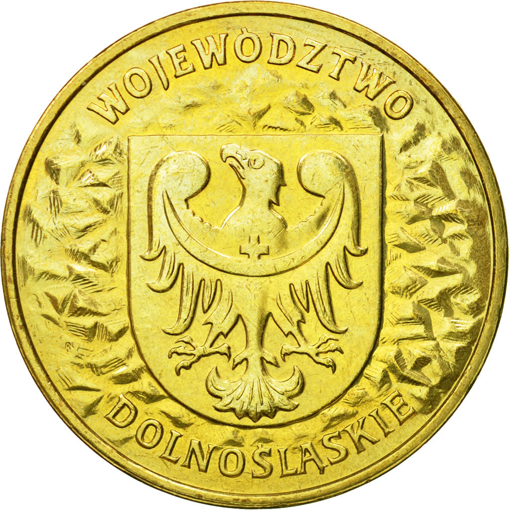Coin, Poland, 2 Zlote, 2004, Warsaw, MS(64), Brass, KM:484
