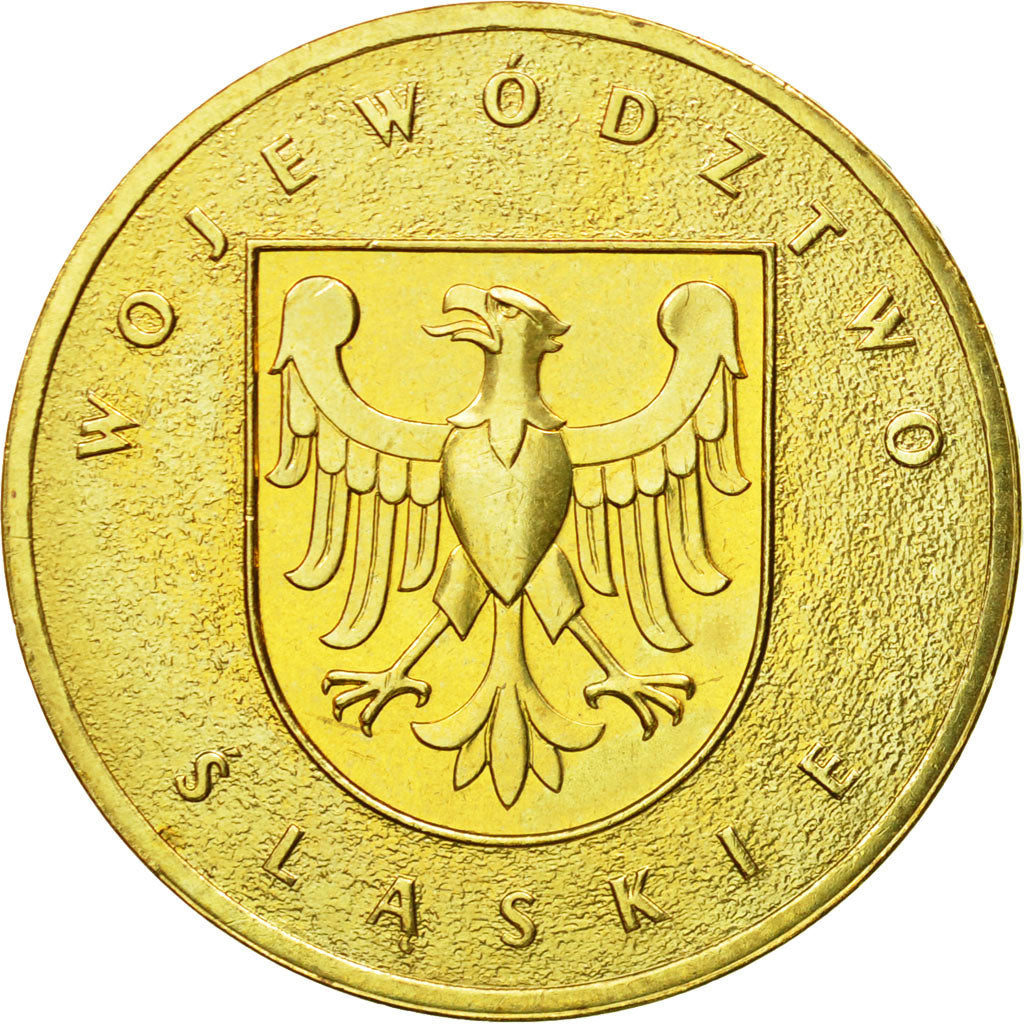 Coin, Poland, 2 Zlote, 2004, Warsaw, MS(64), Brass, KM:493