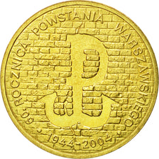 Coin, Poland, 2 Zlote, 2004, Warsaw, MS(64), Brass, KM:496
