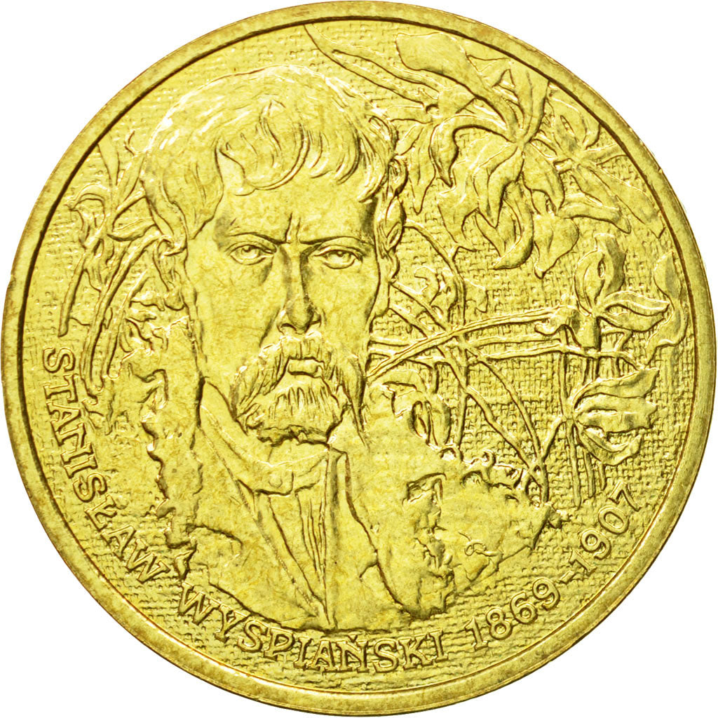 Coin, Poland, 2 Zlote, 2004, Warsaw, MS(64), Brass, KM:512