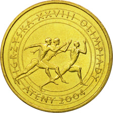 Coin, Poland, 2 Zlote, 2004, Warsaw, MS(64), Brass, KM:516