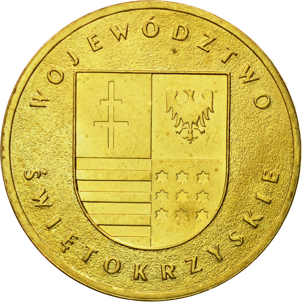 Coin, Poland, 2 Zlote, 2005, Warsaw, MS(64), Brass, KM:560