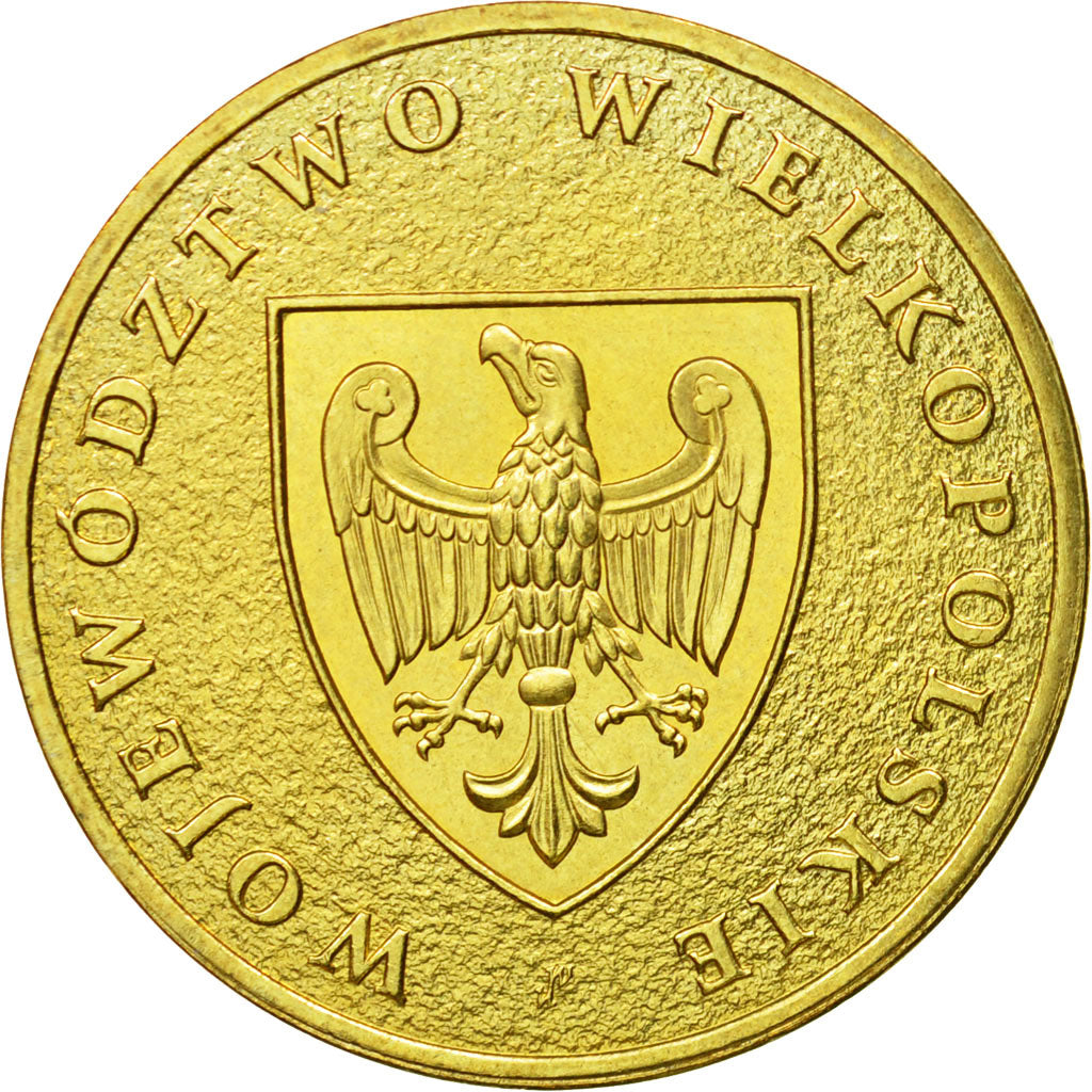 Coin, Poland, 2 Zlote, 2005, Warsaw, MS(64), Brass, KM:562