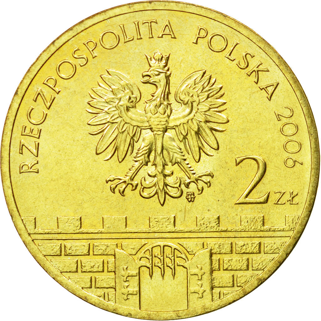 Coin, Poland, 2 Zlote, 2006, Warsaw, MS(64), Brass, KM:548