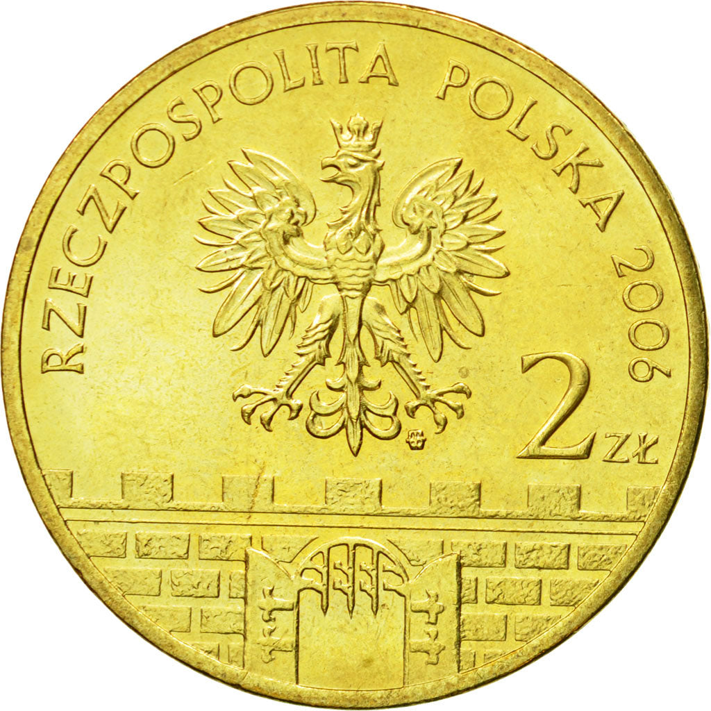 Coin, Poland, 2 Zlote, 2006, Warsaw, MS(64), Brass, KM:550