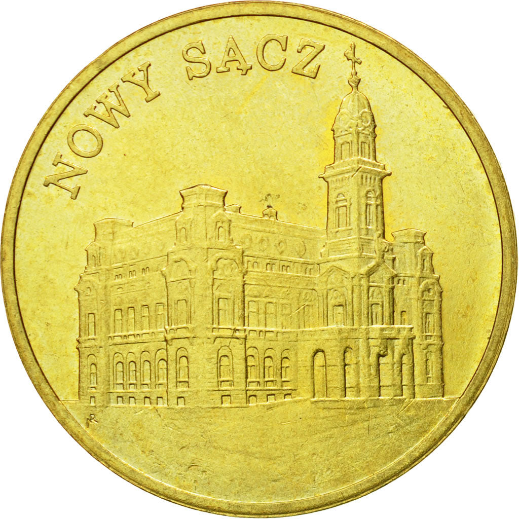Coin, Poland, 2 Zlote, 2006, Warsaw, MS(64), Brass, KM:573