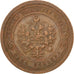 RUSSIA, Kopek, 1893, Saint-Petersburg, KM #9.2, AU(50-53), Copper, 21.6, 3.51