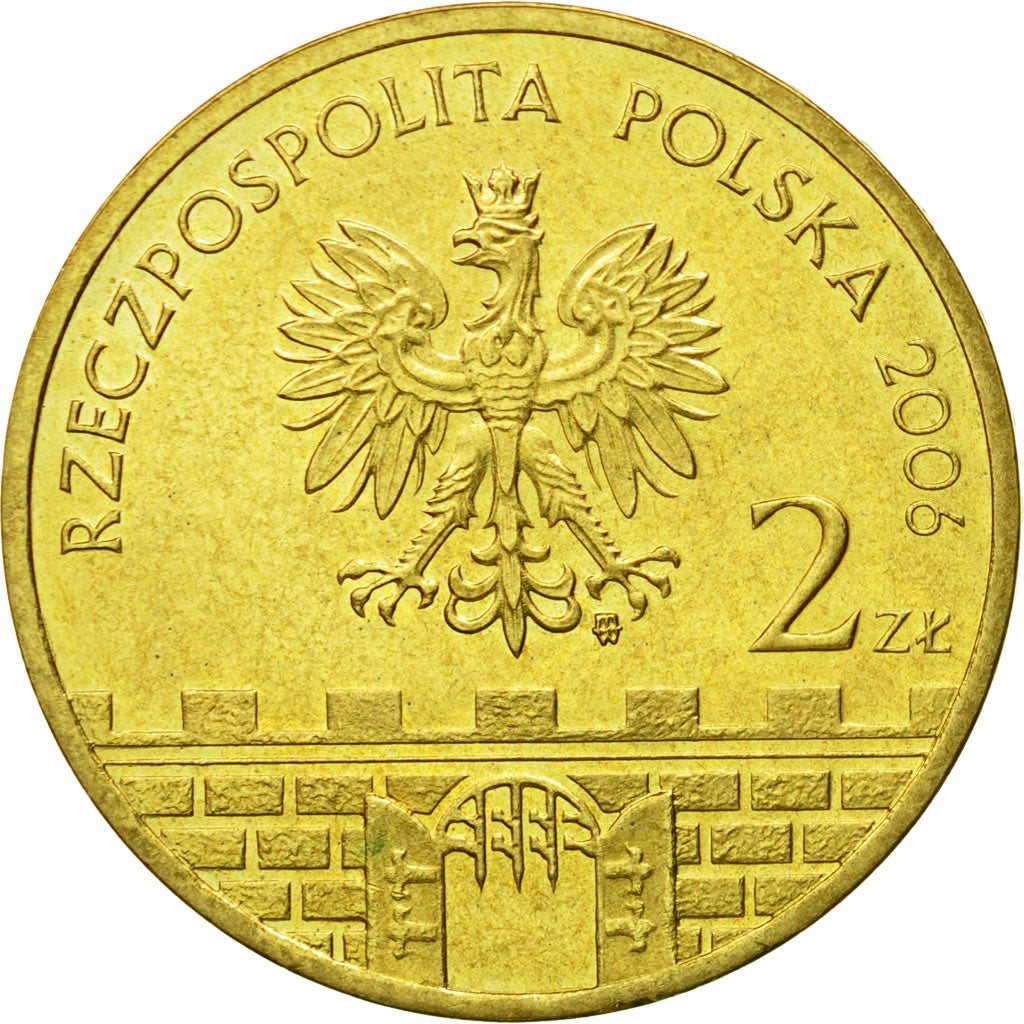 Coin, Poland, 2 Zlote, 2006, Warsaw, MS(64), Brass, KM:569