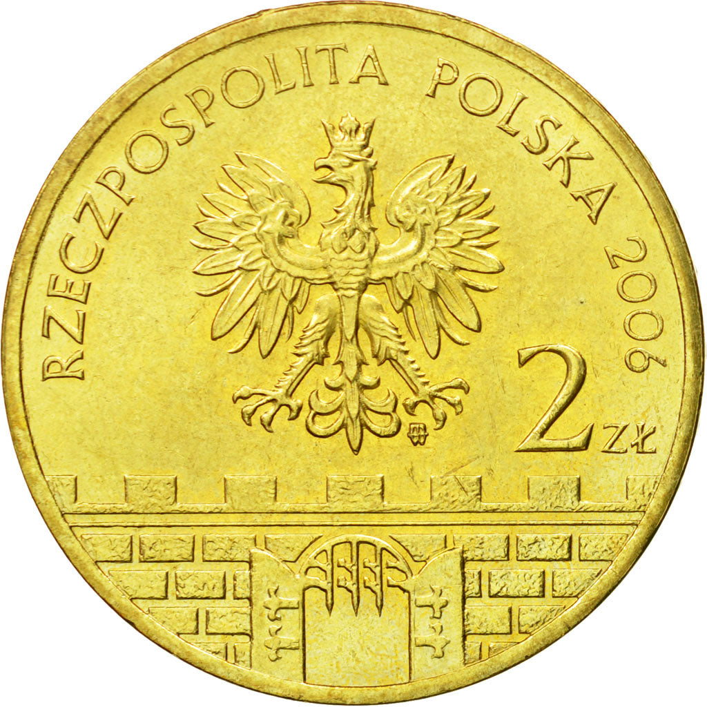 Coin, Poland, 2 Zlote, 2006, Warsaw, MS(64), Brass, KM:570