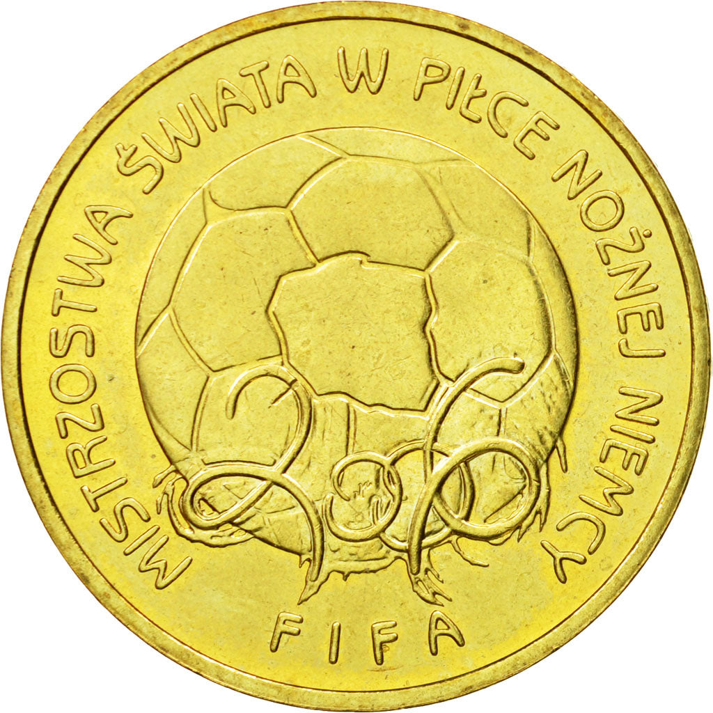 Coin, Poland, 2 Zlote, 2006, Warsaw, MS(64), Brass, KM:606