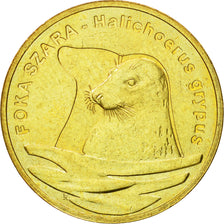 Coin, Poland, 2 Zlote, 2007, Warsaw, MS(64), Brass, KM:578