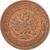 RUSSIA, Kopek, 1888, Saint-Petersburg, KM #9.2, MS(63), Copper, 21.6, 3.23