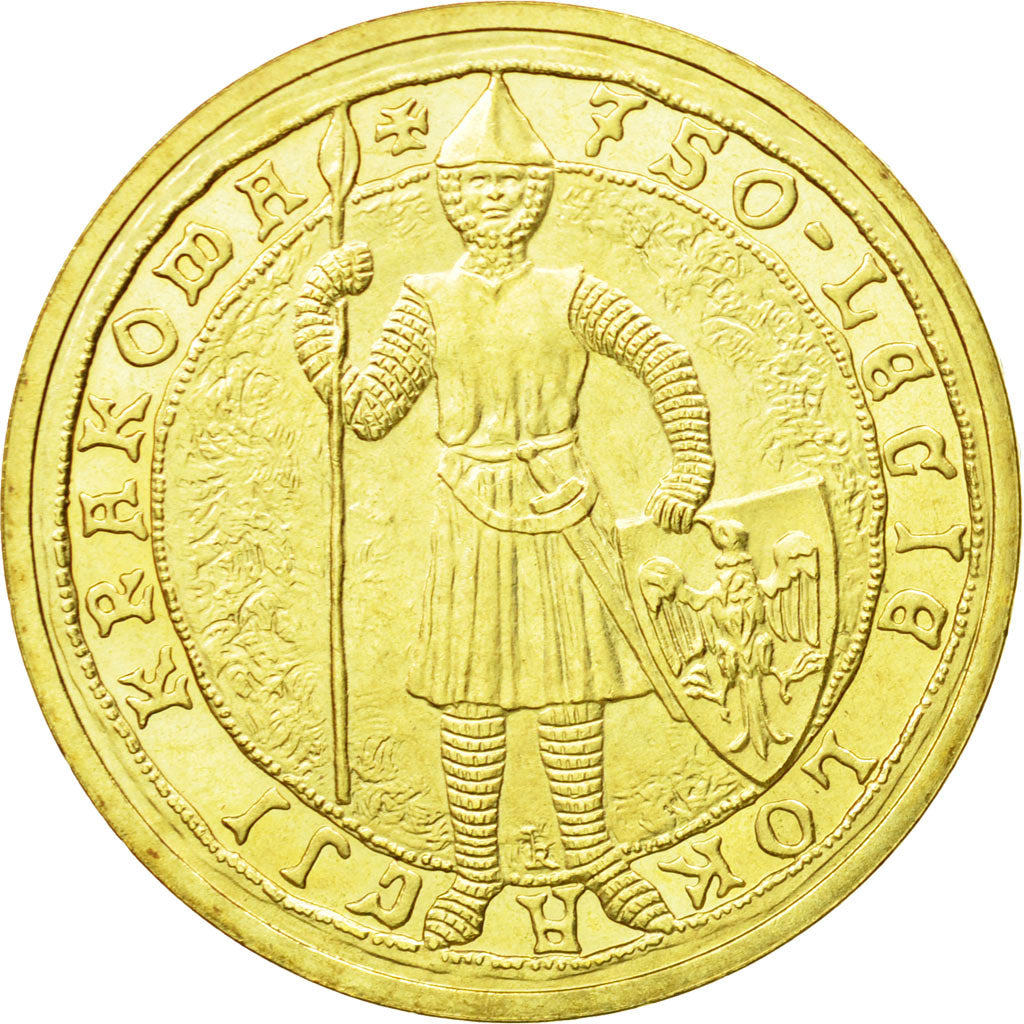 Coin, Poland, 2 Zlote, 2007, Warsaw, MS(64), Brass, KM:594