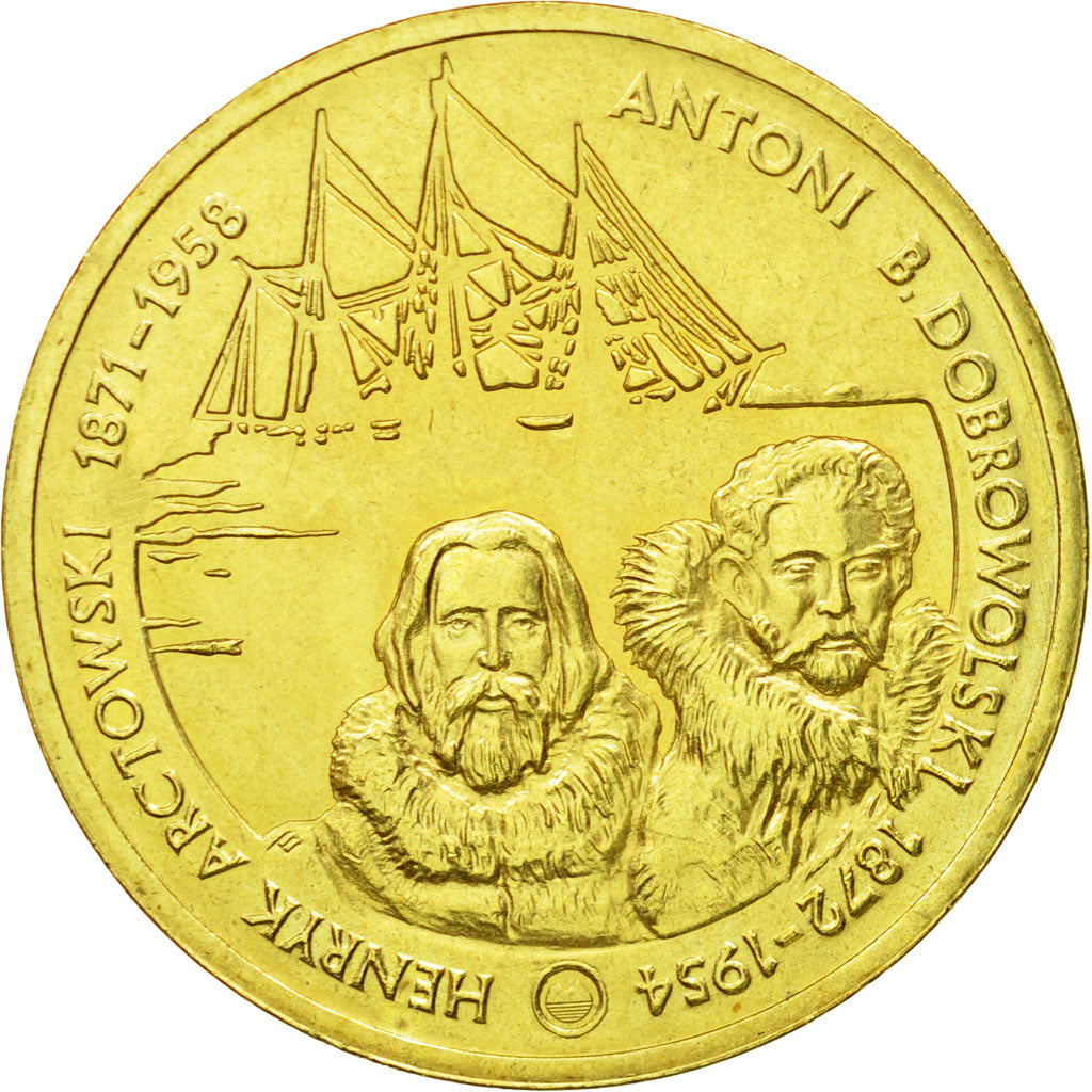 Coin, Poland, 2 Zlote, 2007, Warsaw, MS(64), Brass, KM:610