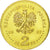 Coin, Poland, 2 Zlote, 2007, Warsaw, MS(64), Brass, KM:611