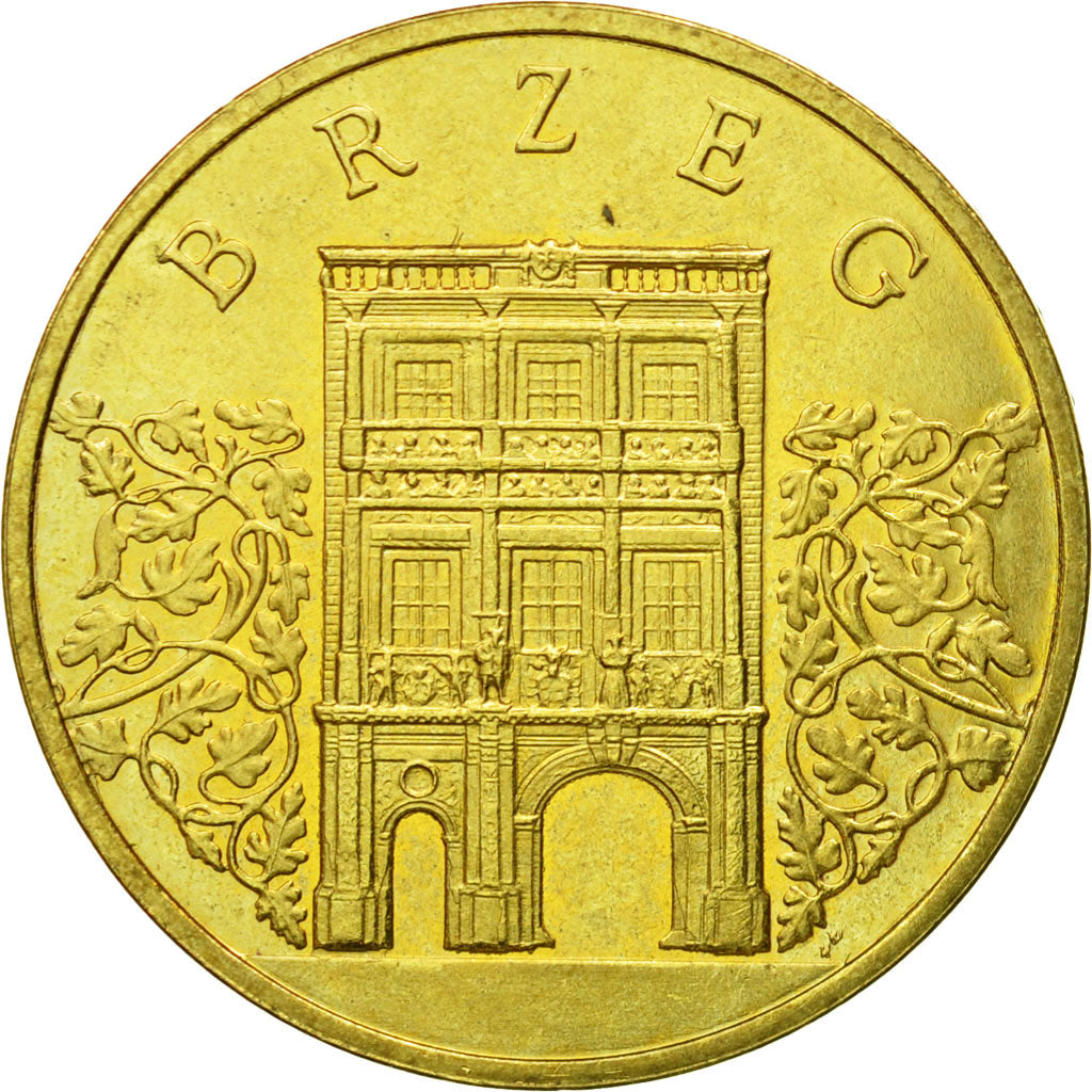 Coin, Poland, 2 Zlote, 2007, Warsaw, MS(64), Brass, KM:615