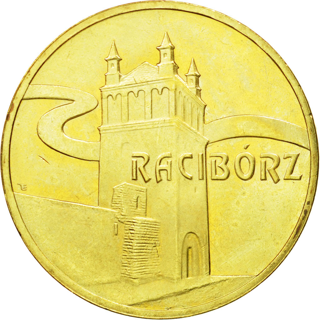 Coin, Poland, 2 Zlote, 2007, Warsaw, MS(64), Brass, KM:619