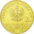 Moneda, Polonia, 2 Zlote, 2007, Warsaw, SC+, Latón, KM:620