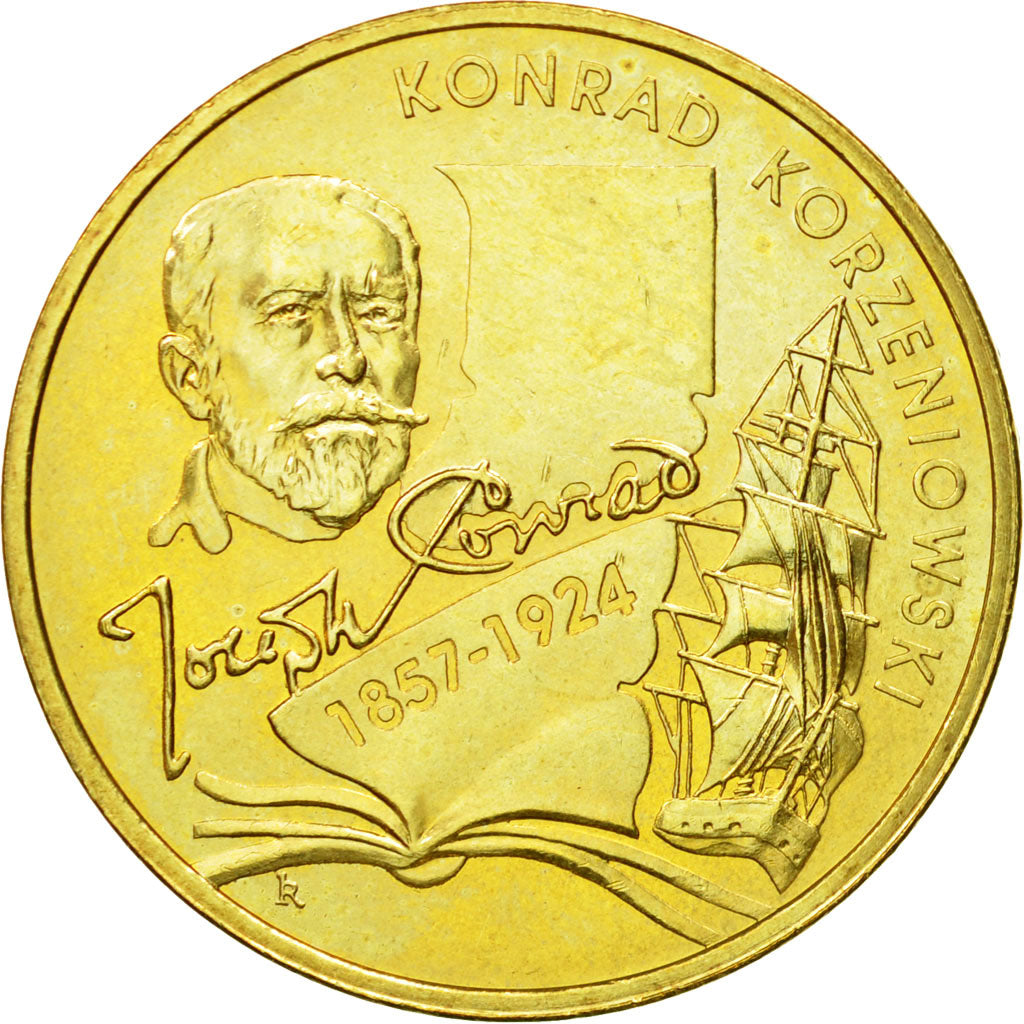 Coin, Poland, 2 Zlote, 2007, Warsaw, MS(64), Brass, KM:591
