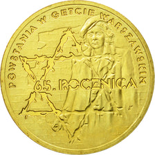 Coin, Poland, 2 Zlote, 2008, Warsaw, MS(64), Brass, KM:633