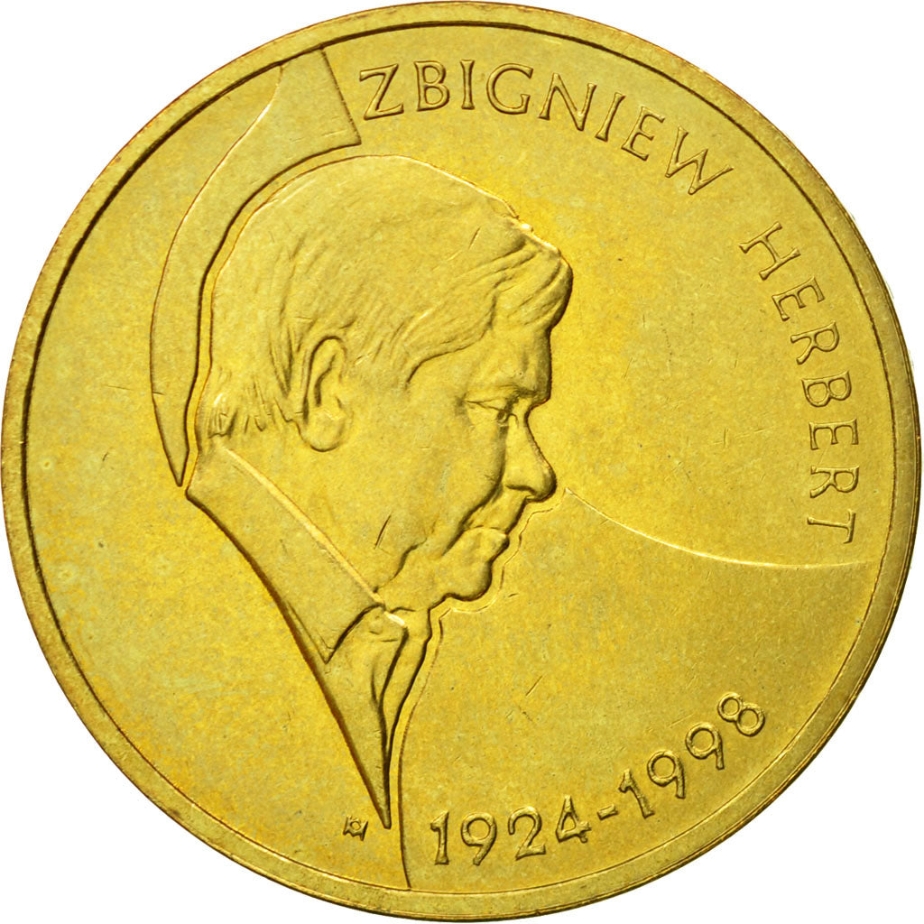 Coin, Poland, 2 Zlote, 2008, Warsaw, MS(60-62), Brass, KM:634