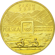 Coin, Poland, 2 Zlote, 2008, Warsaw, MS(64), Brass, KM:644