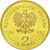 Moneda, Polonia, 2 Zlote, 2008, Warsaw, SC, Latón, KM:648