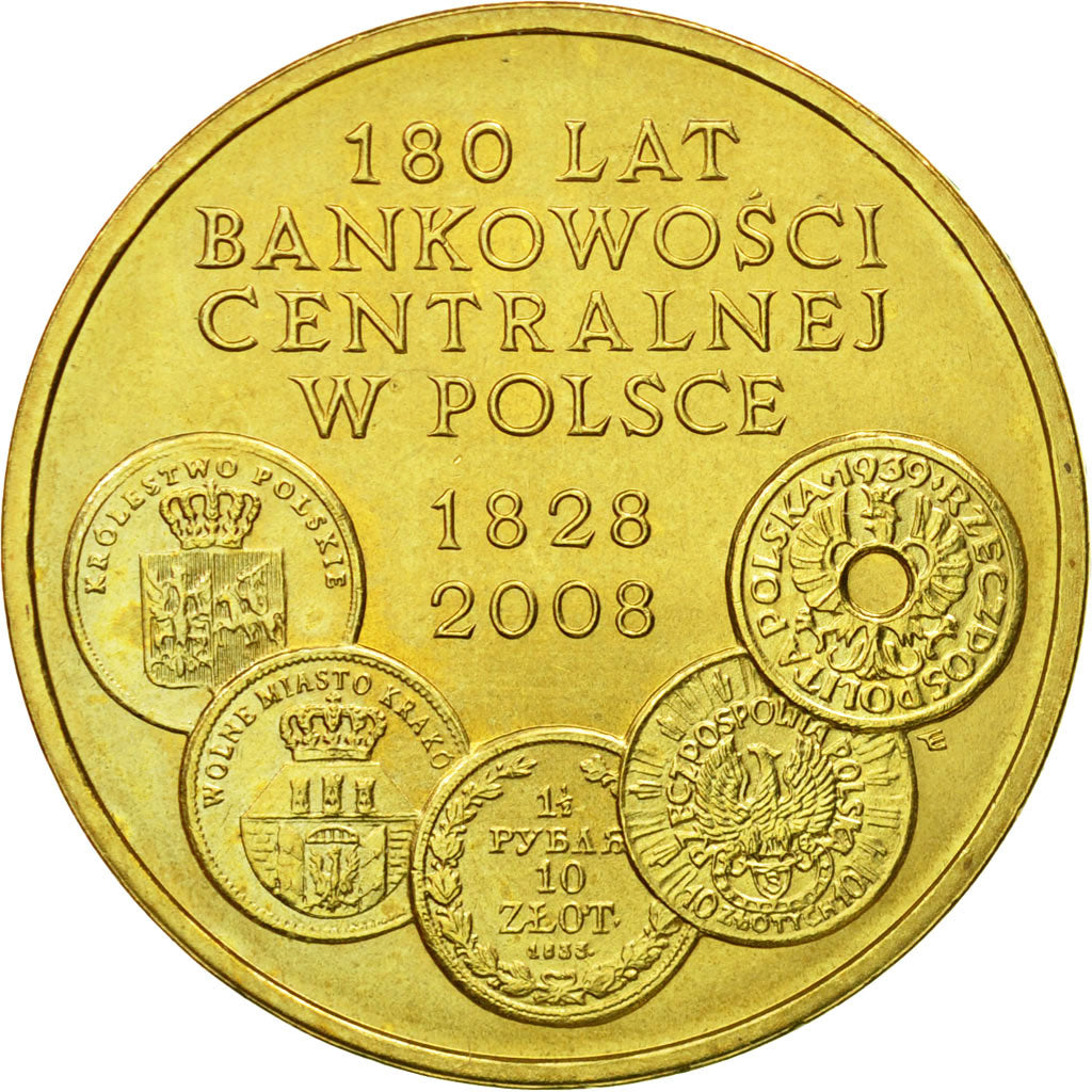 Coin, Poland, 2 Zlote, 2009, Warsaw, MS(64), Brass, KM:675