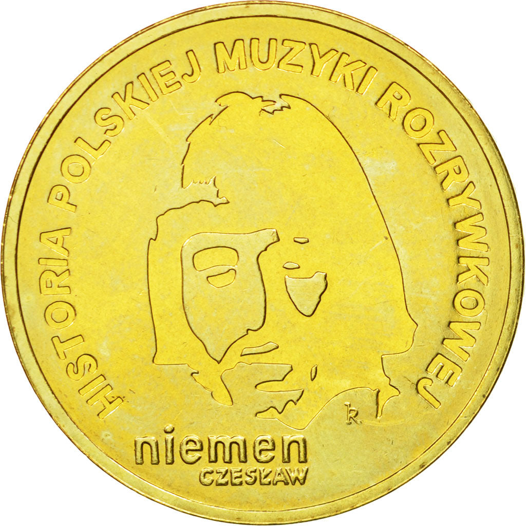 Coin, Poland, 2 Zlote, 2009, Warsaw, MS(63), Brass, KM:684